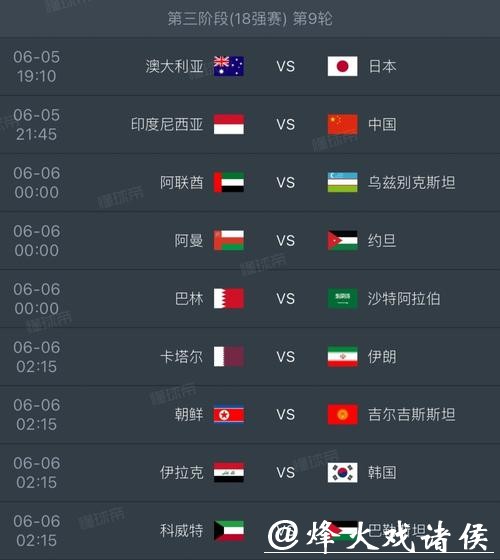 2026年世界杯详细赛程安排
